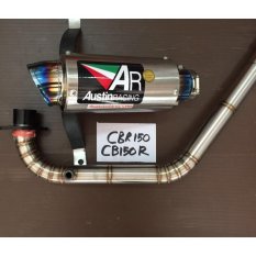 Austin Racing Knalpot GP2R Burn Tip Full System untuk Honda CBR150/CB150