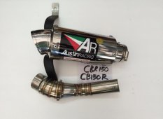 Austin Racing Knalpot Gp2R Titanium Can Slip On Made in Thailand for Honda CB150R
