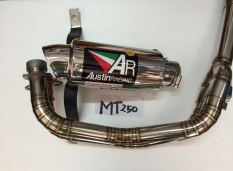 Austin Racing Knalpot Racing Gp2R titanium can Full System untuk Yamaha MT250