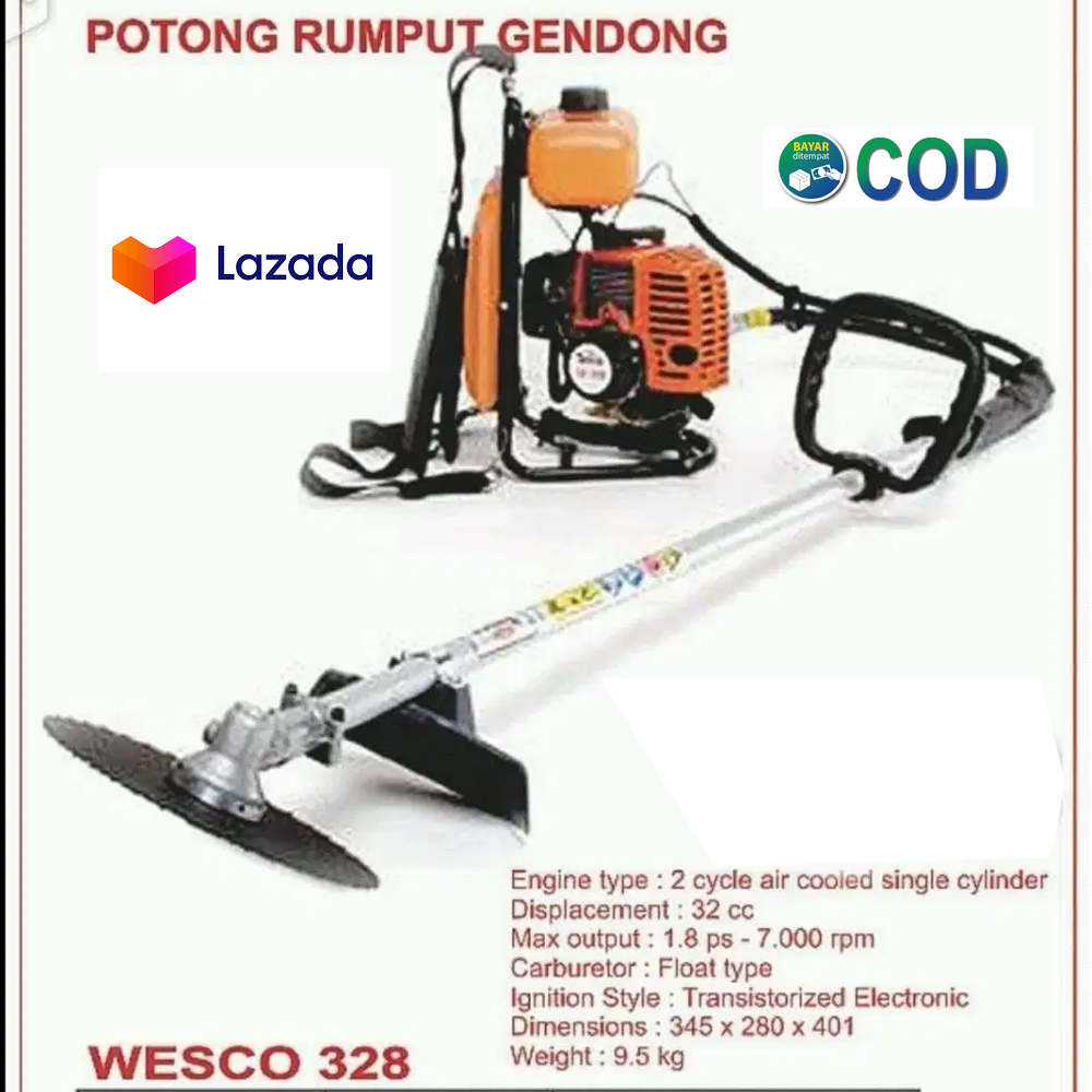 Tesla Westco Bg 328 Mesin Potong Rumput Gendong Bensin 2 Tak Bkn Yamamax 3001 Pro Lazada Indonesia
