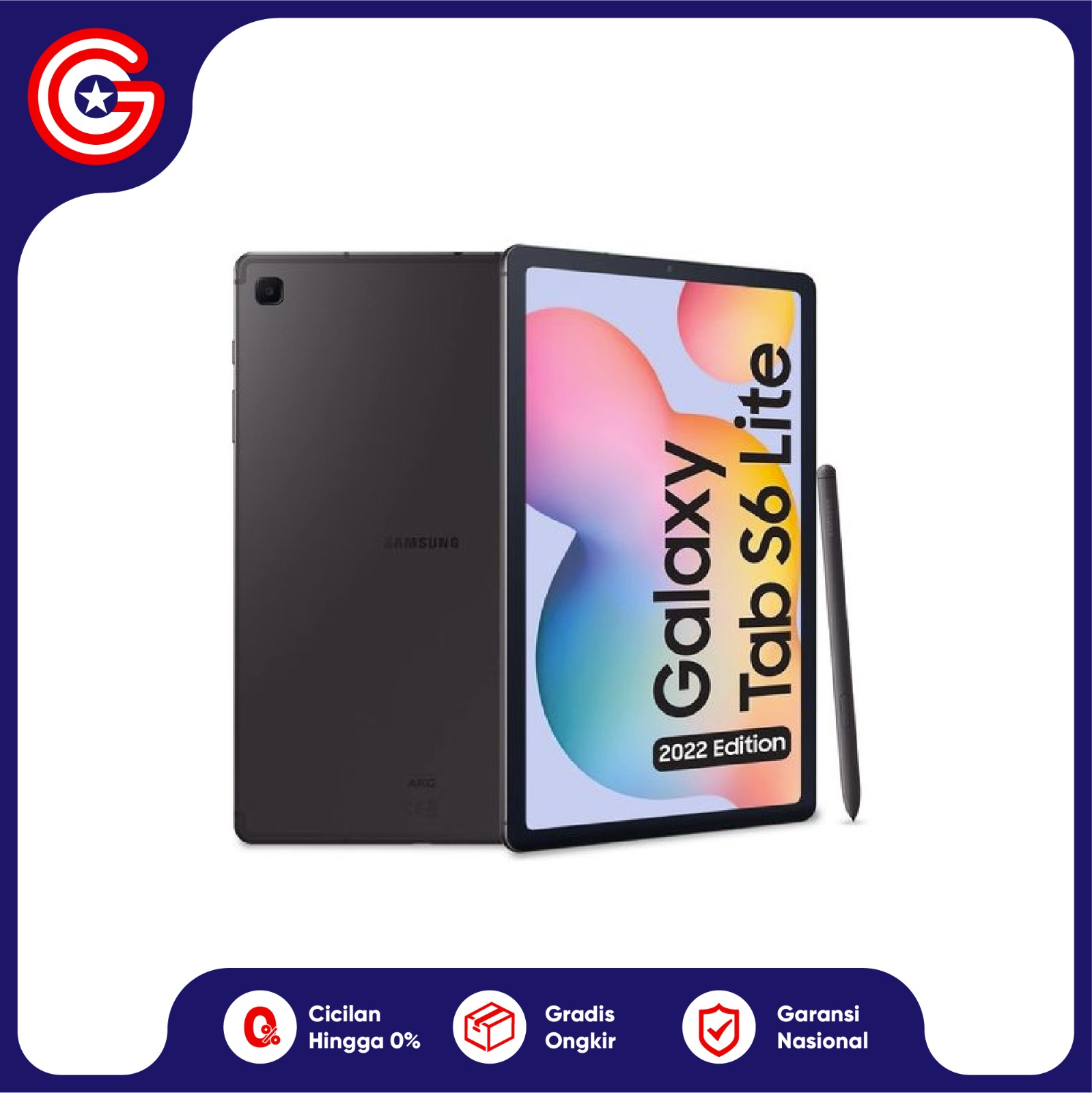 SAMSUNG TAB S6 LITE WITH SPEN 4/128GB GARANSI RESMI SEIN 1 TAHUN Harga 5,984,000 rupiah*Gratis Ongkir