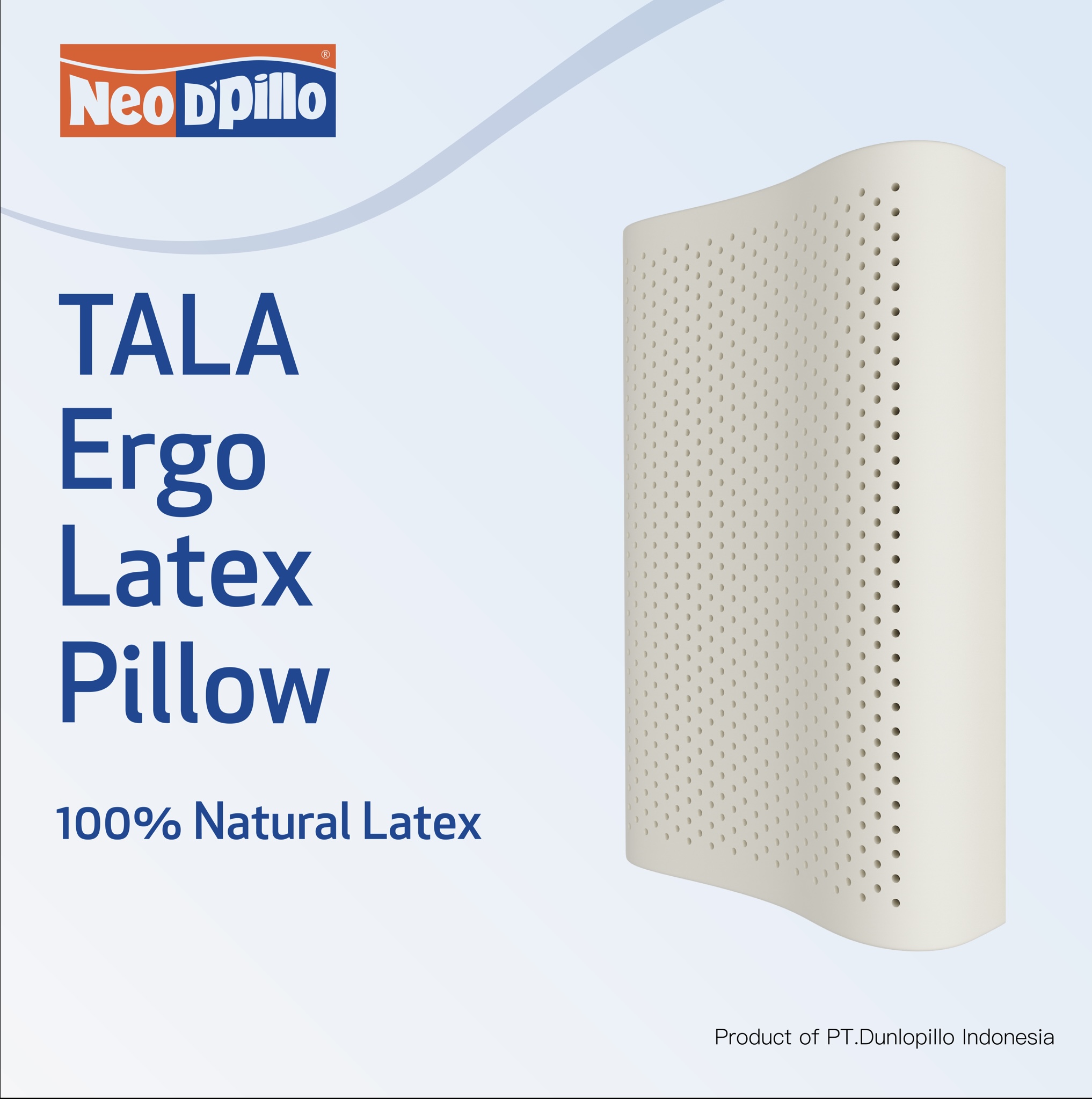 Dunlopillo ergo latex clearance pillow