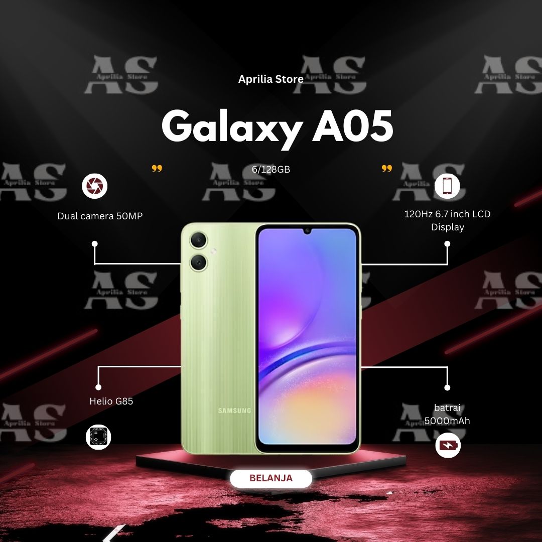 Samsung Galaxy A05 Harga 1,399,000 rupiah*Gratis Ongkir