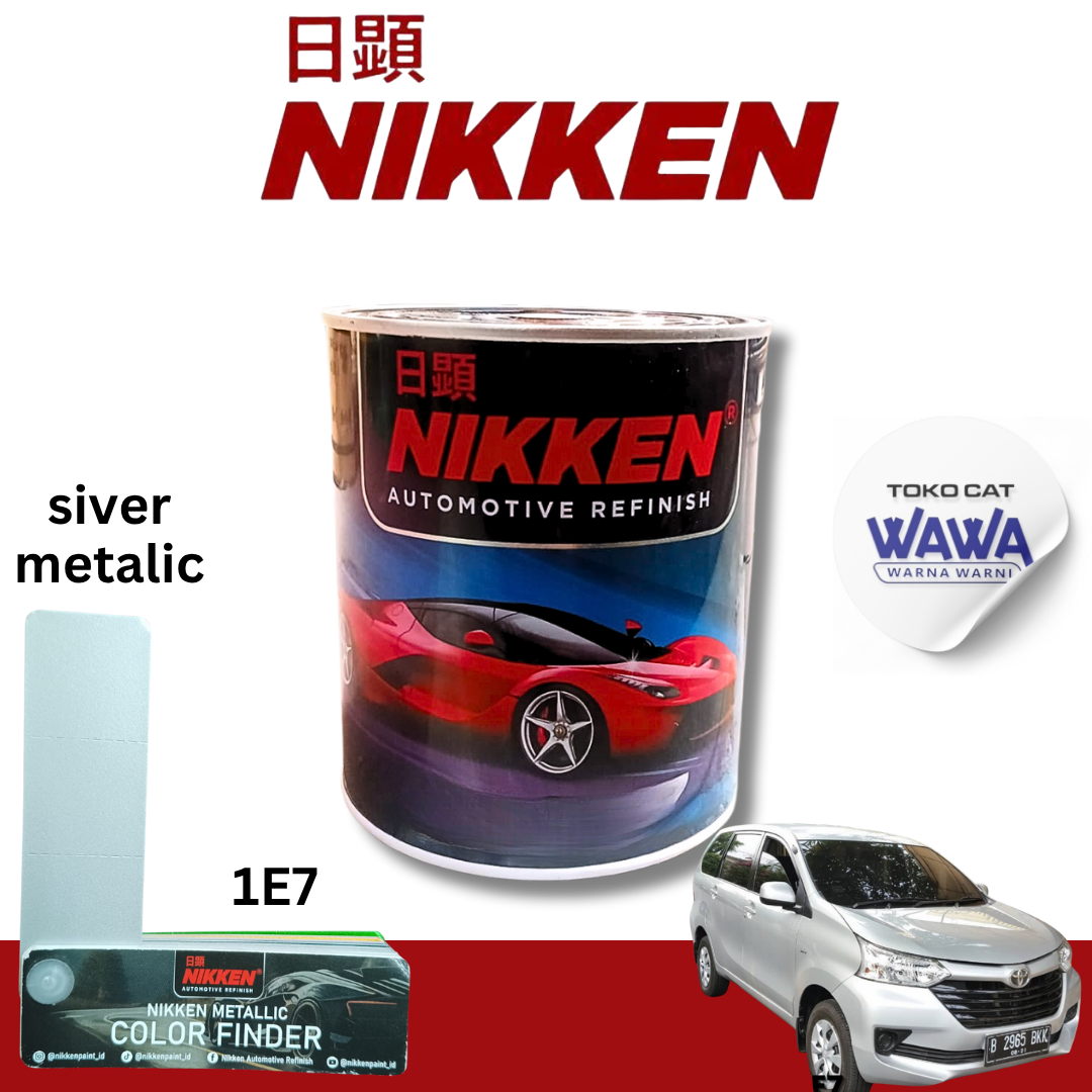 Duco Nikken Silver 1E7 4012 Silver Toyota Paint Harga 20,000 rupiah*Gratis Ongkir