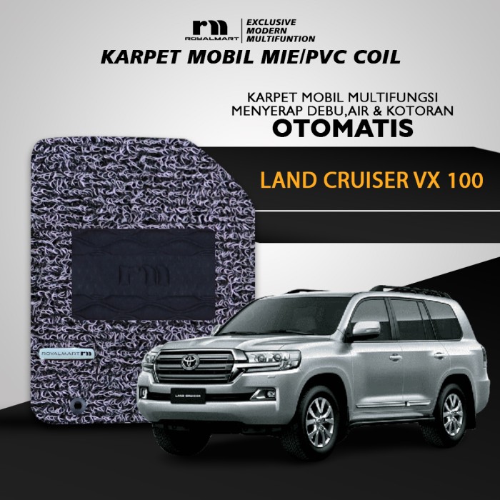 KARPET MOBIL MIE PREMIUM UNTUK TOYOTA LANDRUISER VX 100 2 BARIS Harga 760,000 rupiah*Gratis Ongkir
