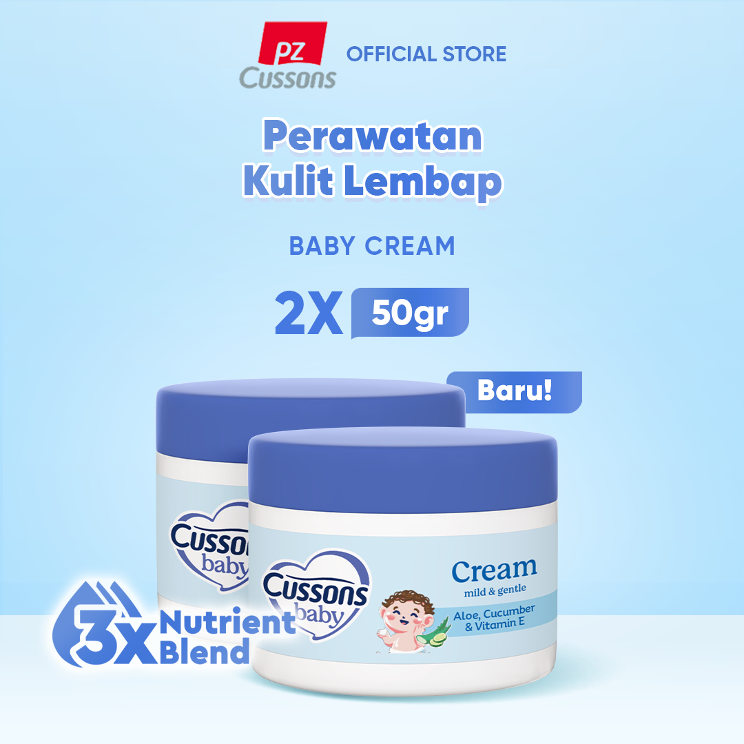 [Paket isi 2] Cussons Baby Cream Mild & Gentle 50gr Harga  36,200 rupiah*Gratis Ongkir