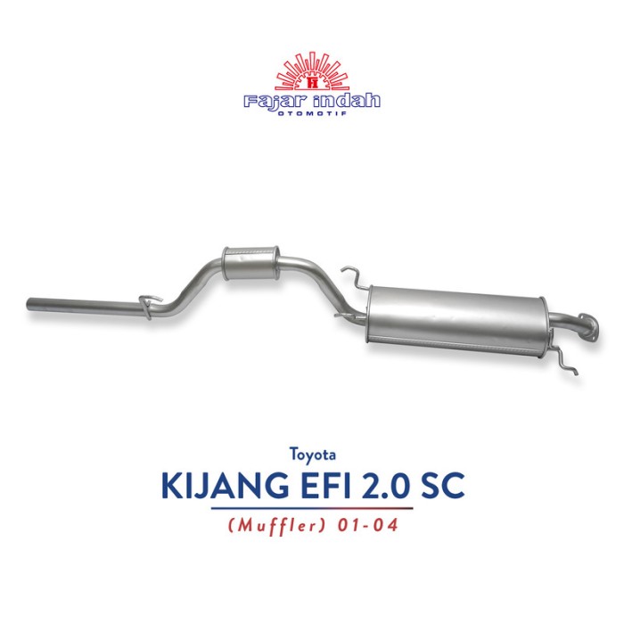 Knalpot Mobil Toyota KIJANG EFI 2.0 SC Muffler 01 - 04 Giá 996,552 Đồng*Miễn phí vận chuyển