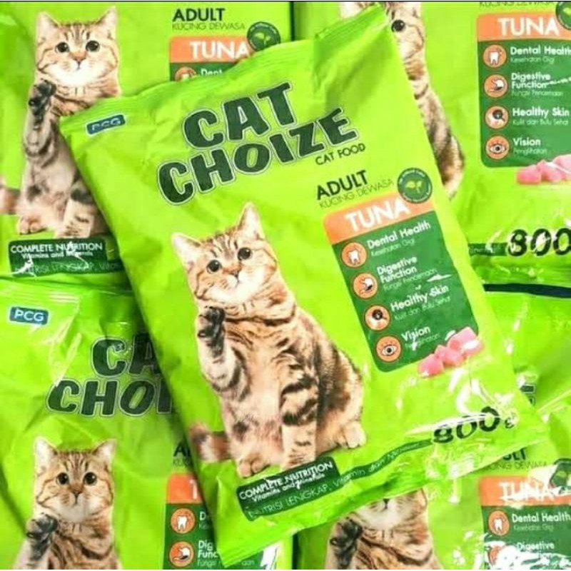 Cat Choize Tuna Adult paket 2 pcs 800gr freshpack | makanan kucing cat choize dewasa Harga  42,750 rupiah*Gratis Ongkir