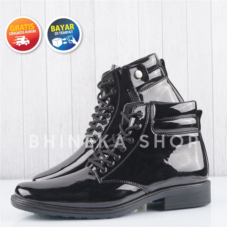 Sepatu PDH Dinas Satpam Security Polisi Polri Tni