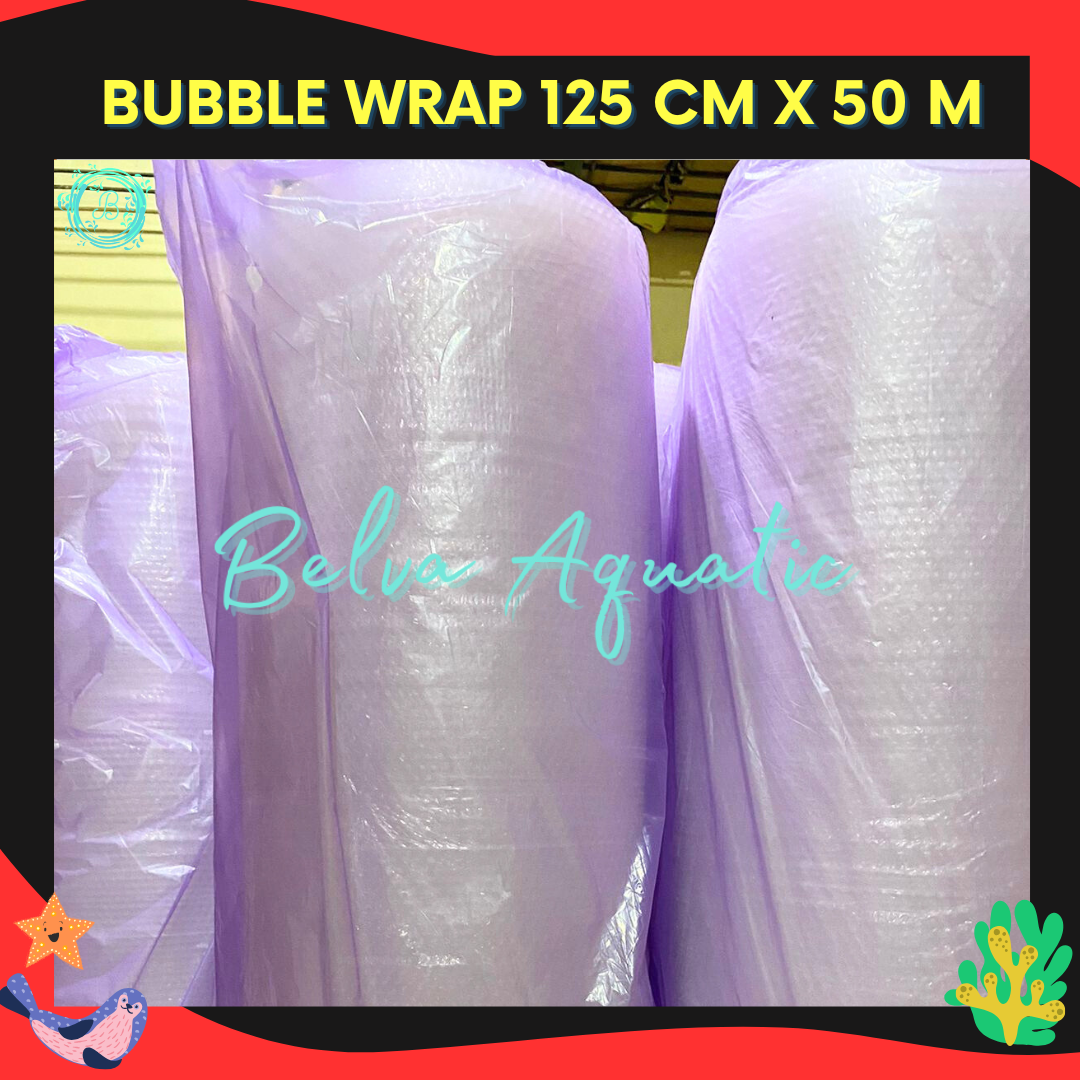 Bubble Wrap 125 CM x 50 M Premium Plus Bubblewrap Roll 125cm x 50m Bening Plastik Harga 105,000 rupiah*Gratis Ongkir