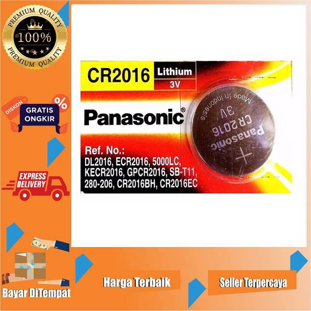 BATERAI BATU BATRE BATRAI REMOTE KUNCI TOYOTA INNOVA PANASONIC CR 2016 Harga 65,000 rupiah*Gratis Ongkir