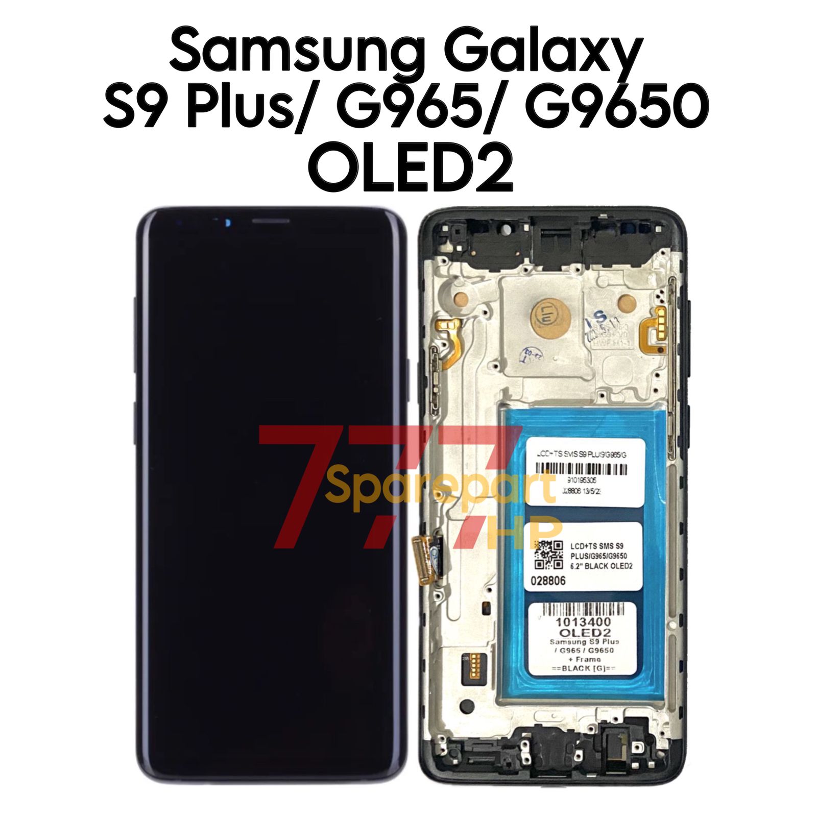 Lcd Touchscreen Samsung S9 Plus G965 G9650 Oled2 Complete Frame