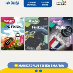 [Erlangga Official] Mandiri Plus Ipa Fisika Sma/Ma Kelas 10 11 12 Kurikulum Merdeka