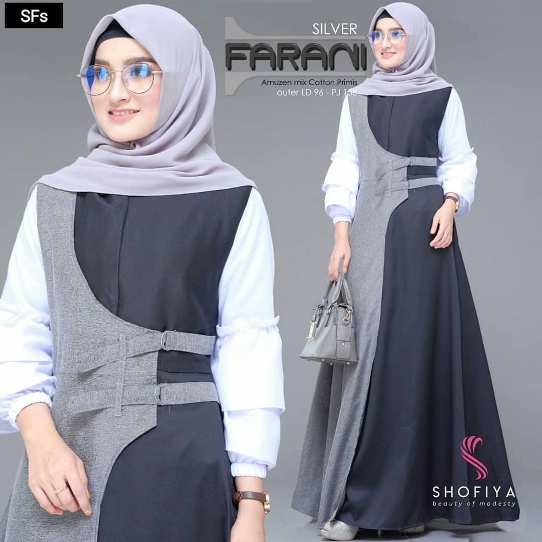 Baju Muslim Original Farani Dress Supernova Miax Moscrepe Fashion Motif Terbaru 2020 Gamis Panjang Syari Trendy Dress Remaja Kekinian Baju Long Dress Syar’i Wanita Gaun Kerja Modern Muslimah Maxy Hijab Pakaian Modis Simple