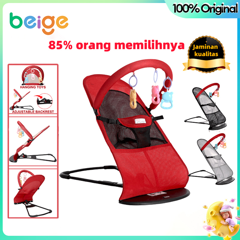 Bouncher Baby Foldable Baby Swing 3-18Month Baby Balance Chair Rocker Bouncer Chair Floor Swing