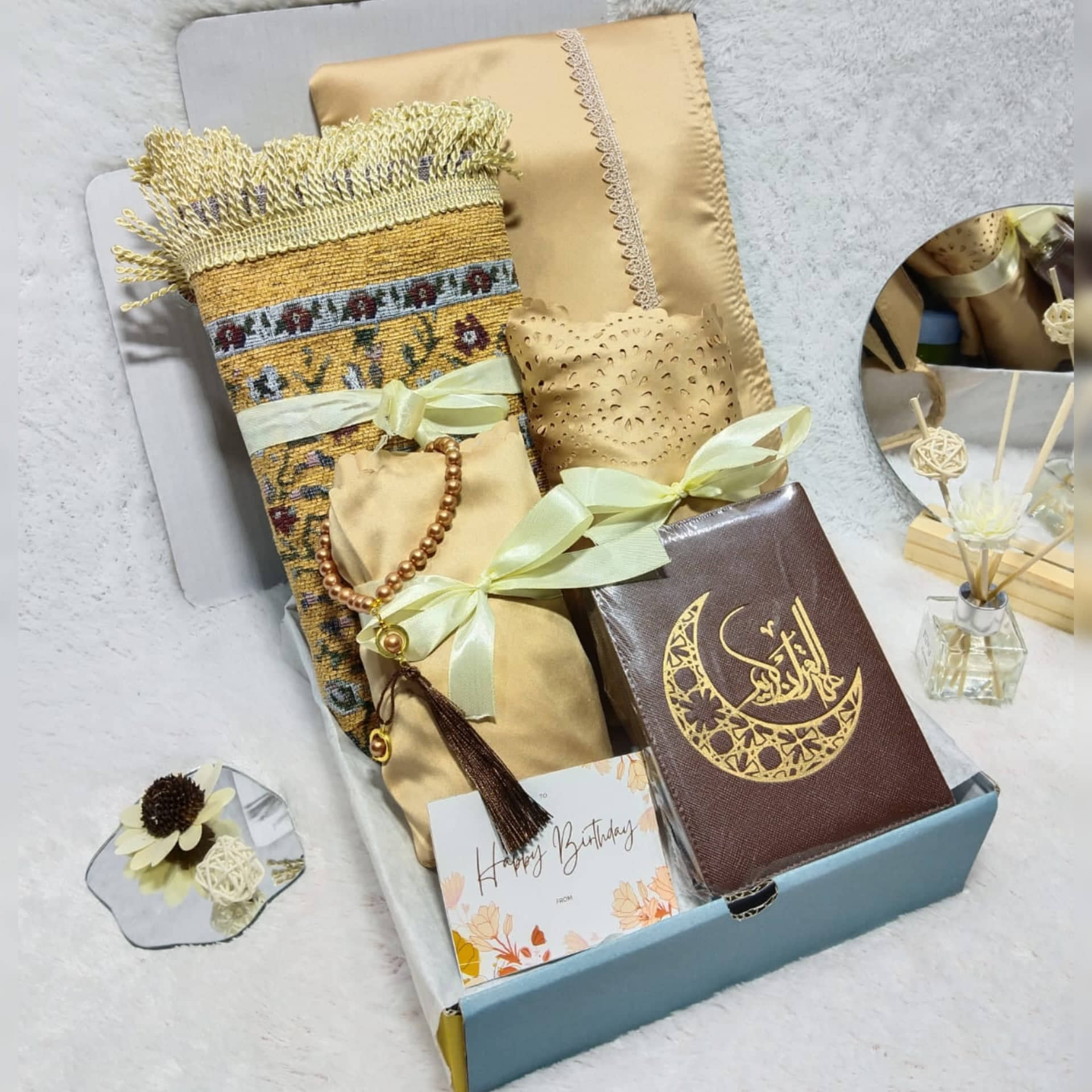 Set Mukena Hantaran β Hampers Mukena Lengkap Alquran