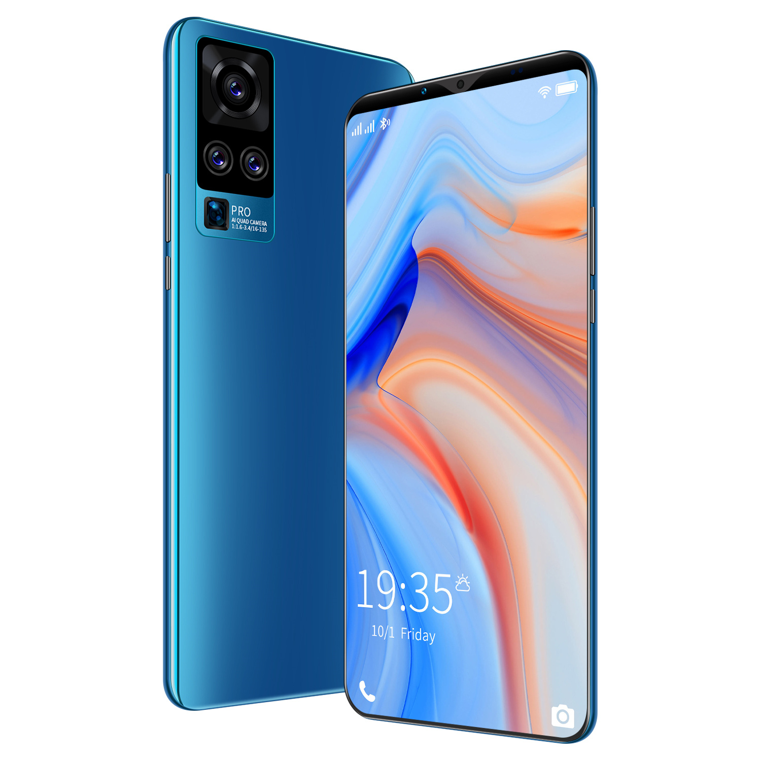 [Ponsel terbaru 2021+COD+hp android 4g 500 ribuan cuci gudang ] vivi X50 Plus RAM 6GB ROM 128GB  cheap mobile phone 100% Origina Face fingerprint unlock+bebas biaya kirim