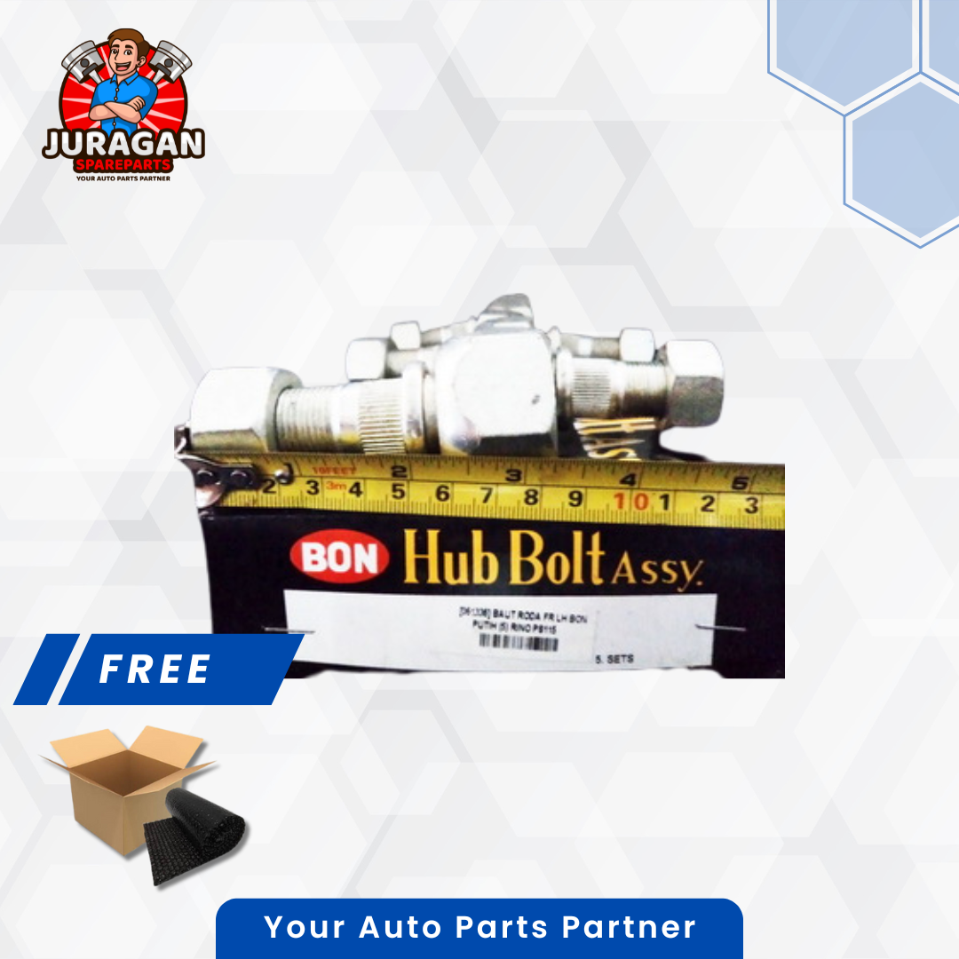 Baut Roda Toyota Rino Ps-115 Kiri Depan Warna Putih Bon Harga 27,600 rupiah*Gratis Ongkir