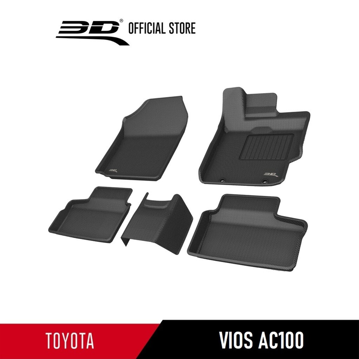 3D KAGU Car Mat Toyota Vios AC100 - Karpet Mobil (2023 - Present) Harga 1,800,000 rupiah*Gratis Ongkir