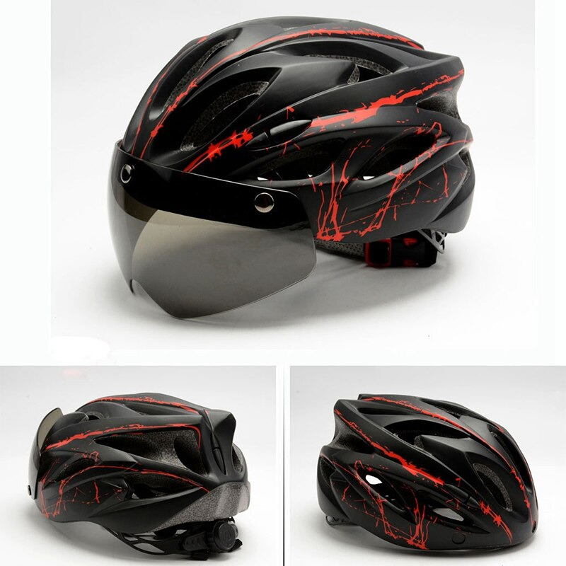 Helm Sepeda Cycling Bike Helmet Visor 
