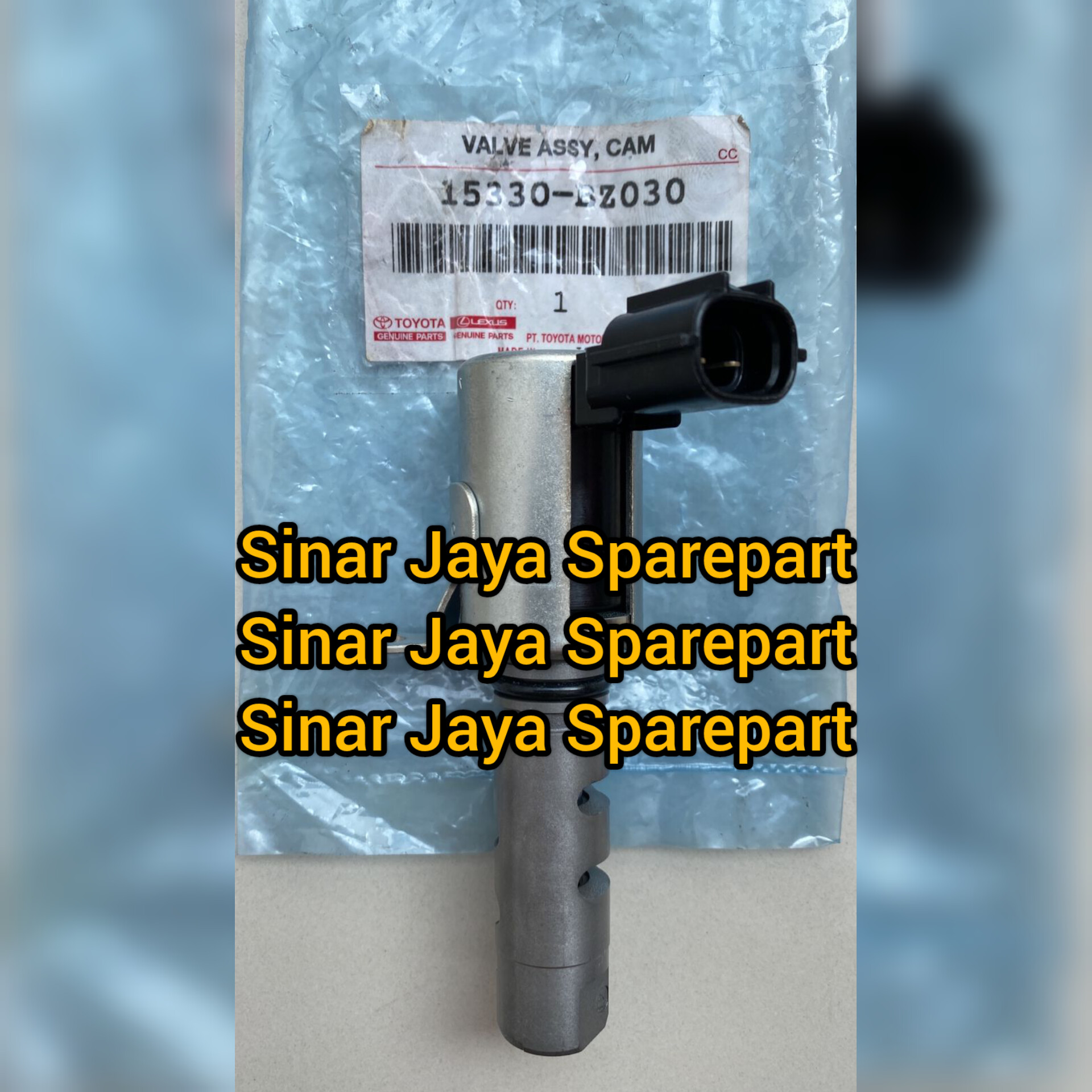 Sensor VVTI Atau Cam Timing Oil Control Valve Assy Toyota Avanza 1.3cc 1.5cc Toyota Rush 1.5cc Daihatsu Xenia 1.3cc Daihatsu Terios 1.5cc Original 15330-BZ030 Harga 1,250,000 rupiah*Gratis Ongkir