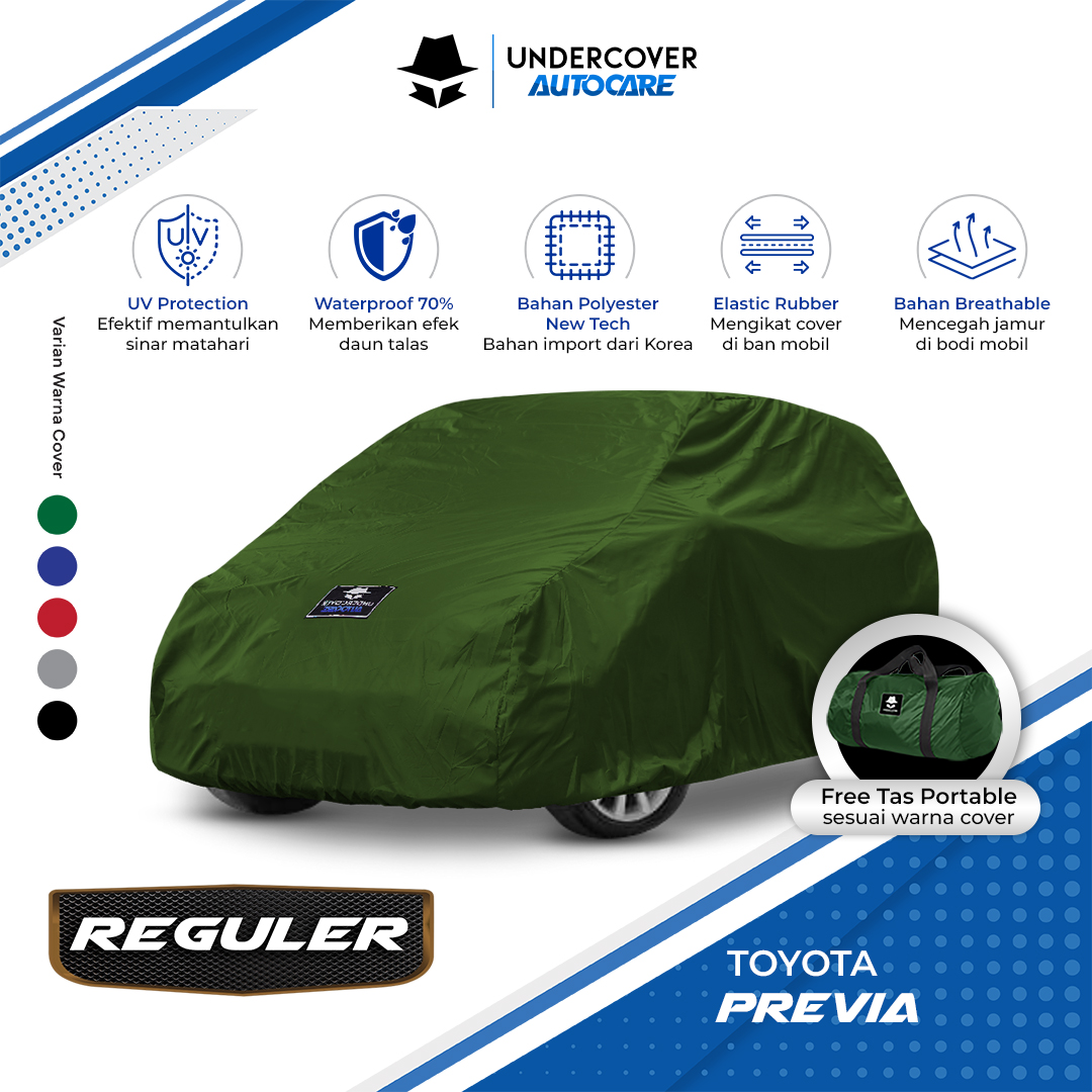 Undercover Autocare - Cover Mobil Toyota Previa Reguler Harga 310,000 rupiah*Gratis Ongkir