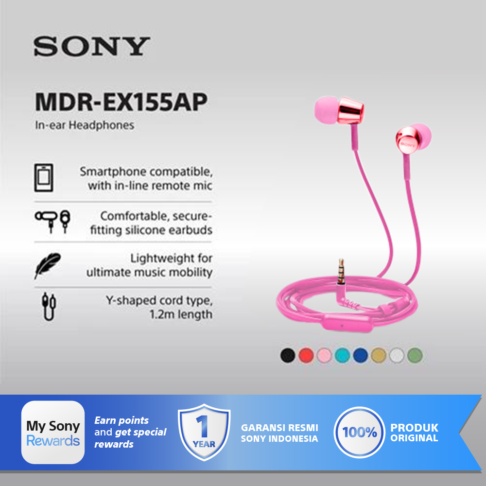 Sony MDR-E9LP Earphone E9LP E9 Blue Lazada Indonesia - Main Image