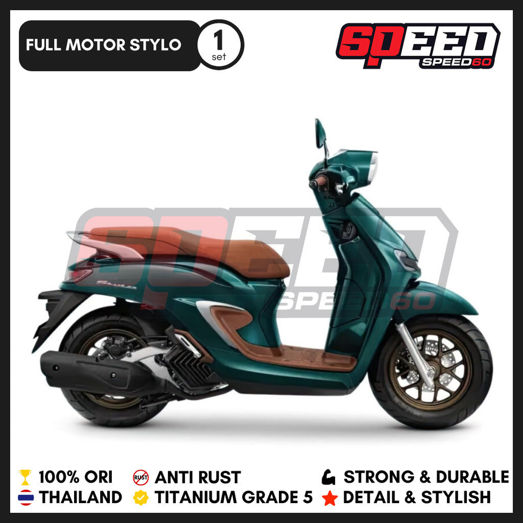 Baut Full Set Stylo Baut Titanium Grade 5 Probolt Thailand King Nut Harga 6,896,500 rupiah*Gratis Ongkir