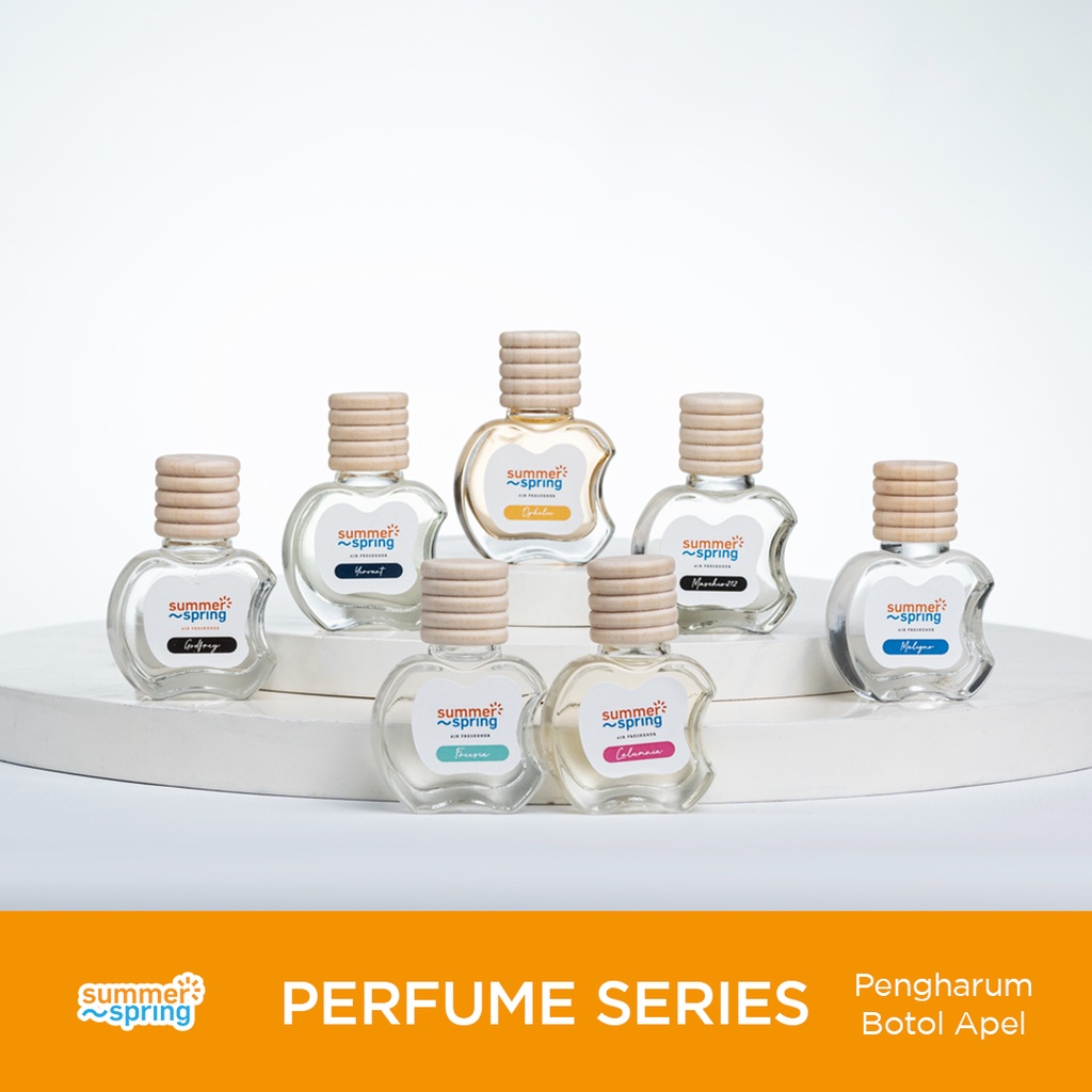 Pengharum Botol Apel - Summerspring Pengharum 10 ML - Parfume Series - Pengharum Ruangan / Pengharum Mobil / Pengharum Toilet Harga 23,000 rupiah*Gratis Ongkir
