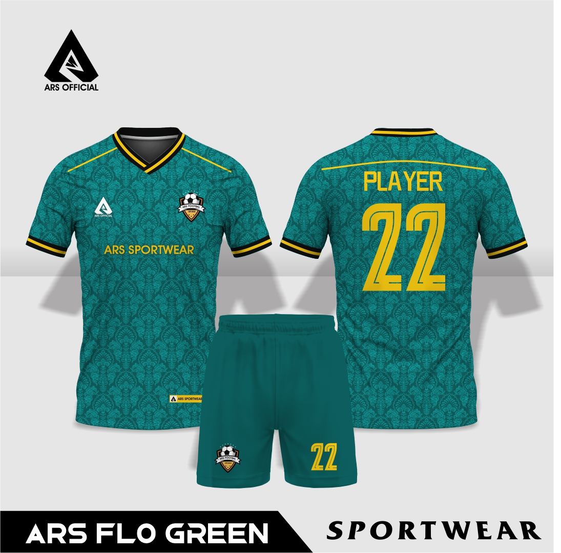 Jual Baju Bola Warna Hijau Cerah Terbaru Online dengan Harga