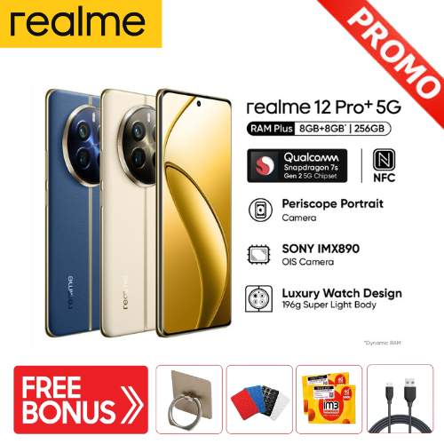 Realme 12 Pro Plus 5g 12/512Gb - Qualcomm Sm7435-Ab Snapdragon 7S Gen 2 (4 Nm) Giá 3,660,000 Đồng*Miễn phí vận chuyển