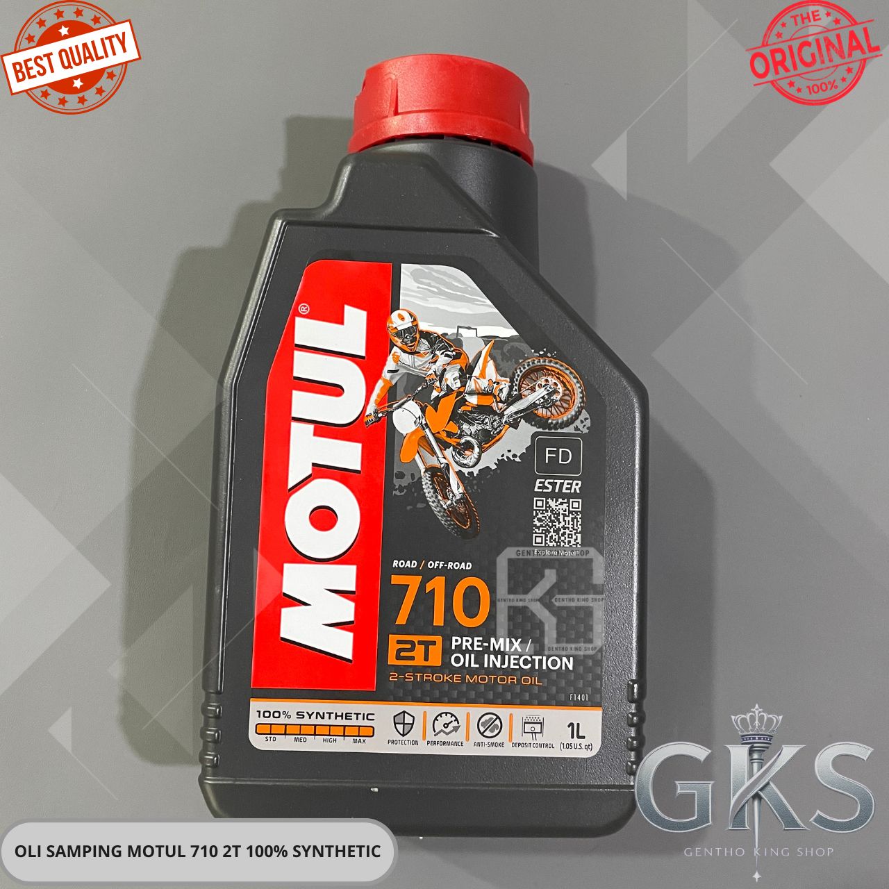 Motul 710 2t 100% Synthetic Side Oil Harga 215,000 rupiah*Gratis Ongkir