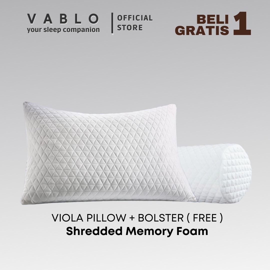 PROMO VIOLA BUY 1 GET 1 - MEMORY FOAM BANTAL DAN GULING Harga  85,000 rupiah*Gratis Ongkir