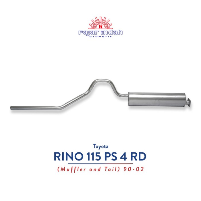 Knalpot Mobil Toyota RINO 115 PS 4 RD Muffler & l 90 - 02 Harga 875,600 rupiah*Gratis Ongkir