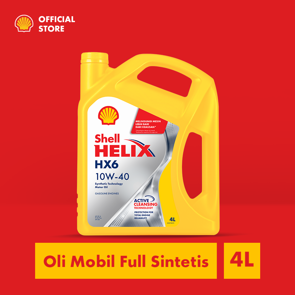 Car engine oil Shell Helix HX6 10W-40 (4L) Harga 335,181 Ringgit*Penghantaran Percuma