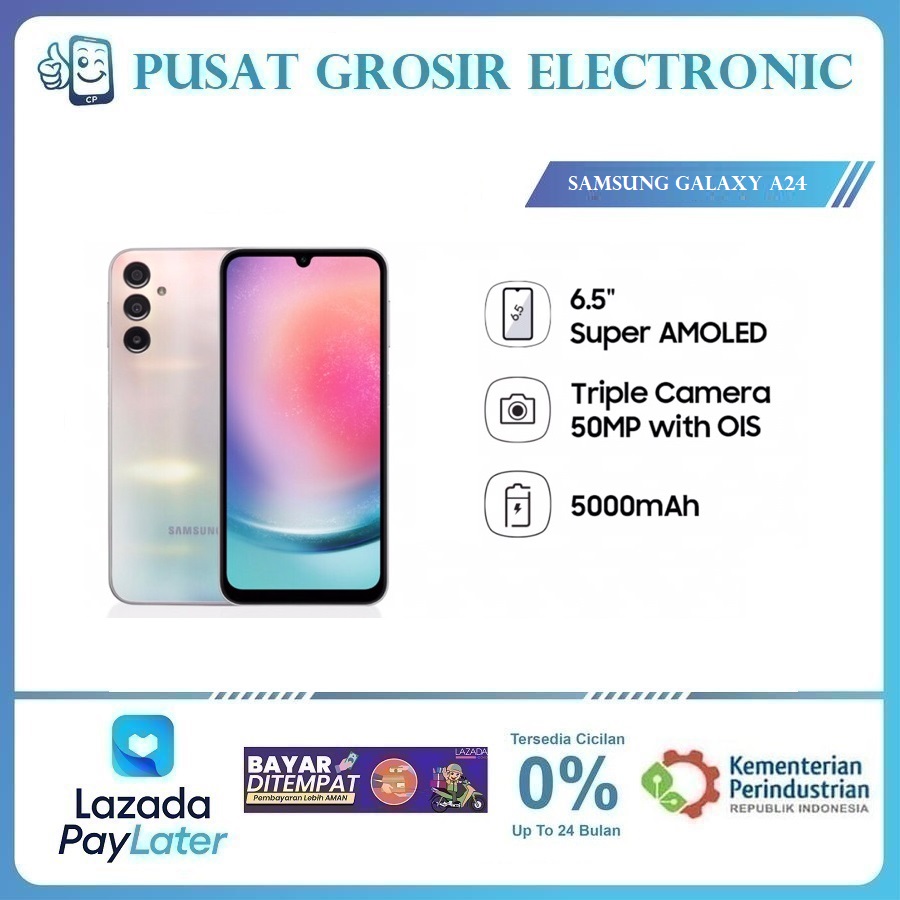 SAMSUNG GALAXY A24 8/128GB MediaTek Helio G99 Harga  2,300,000 Ringgit*Penghantaran Percuma