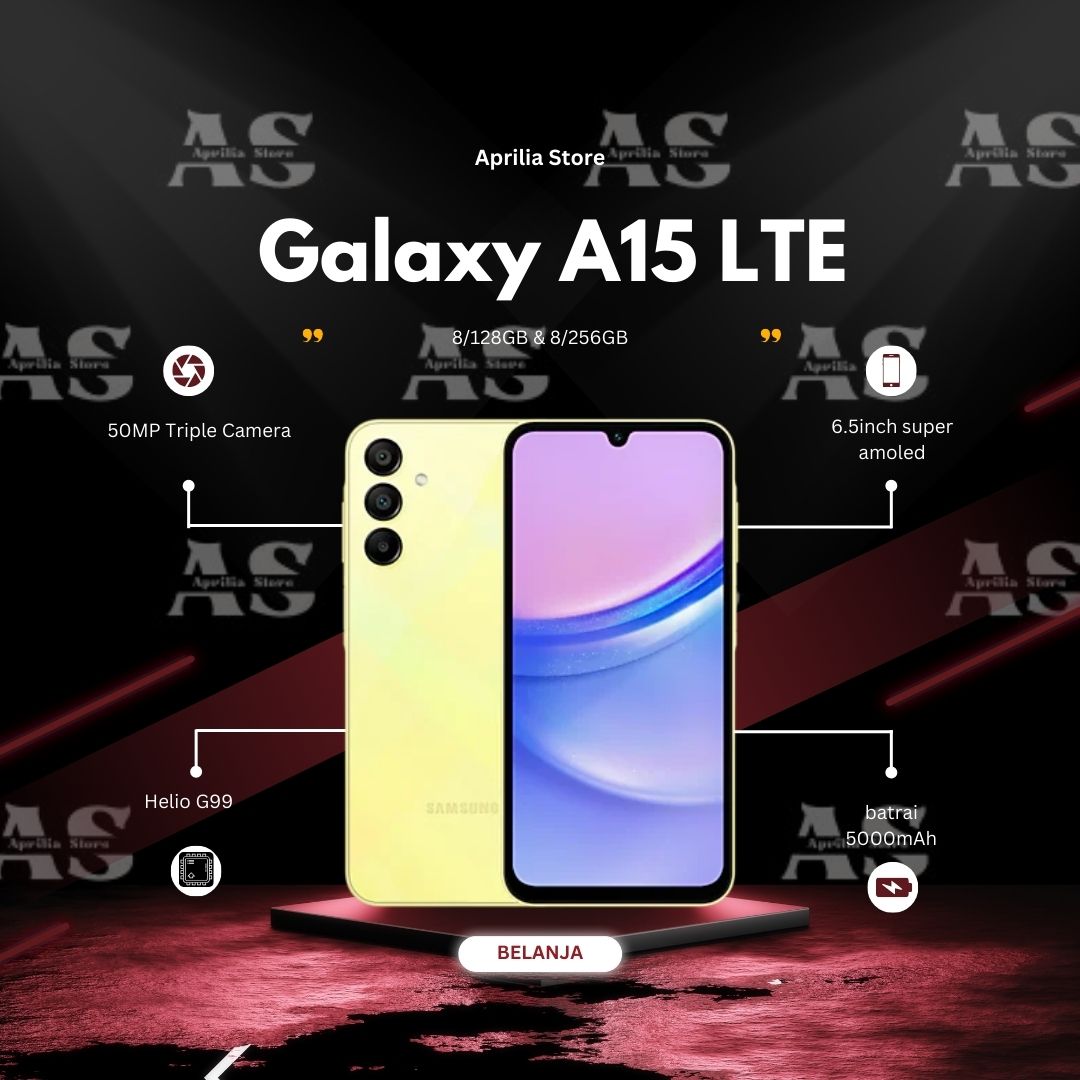 Samsung Galaxy A15 LTE Harga 2,899,000 rupiah*Gratis Ongkir
