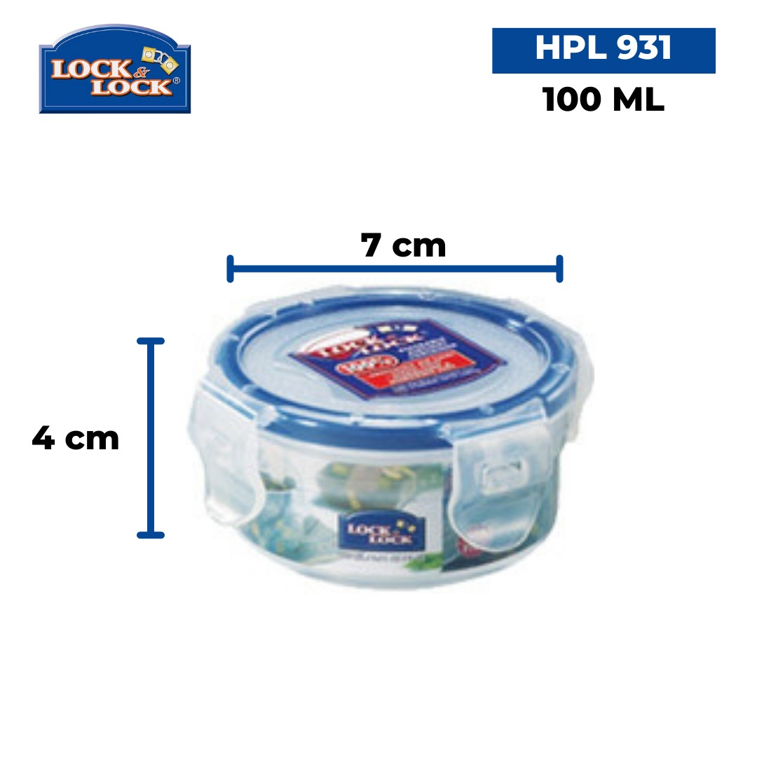 Lock N Lock Food Container Bulat Round
