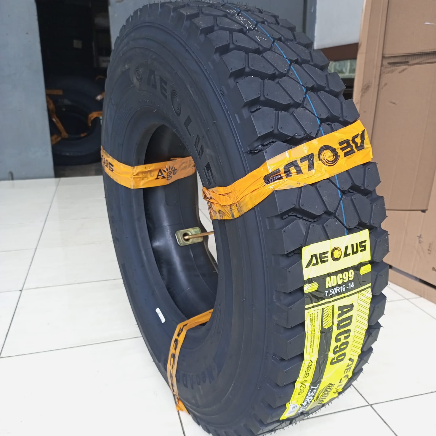 PROMO BAN Aeolus NEO ADC99 HD 750 R16 14PLY - BAN TRUK FULLSET Harga 2,245,000 rupiah*Gratis Ongkir
