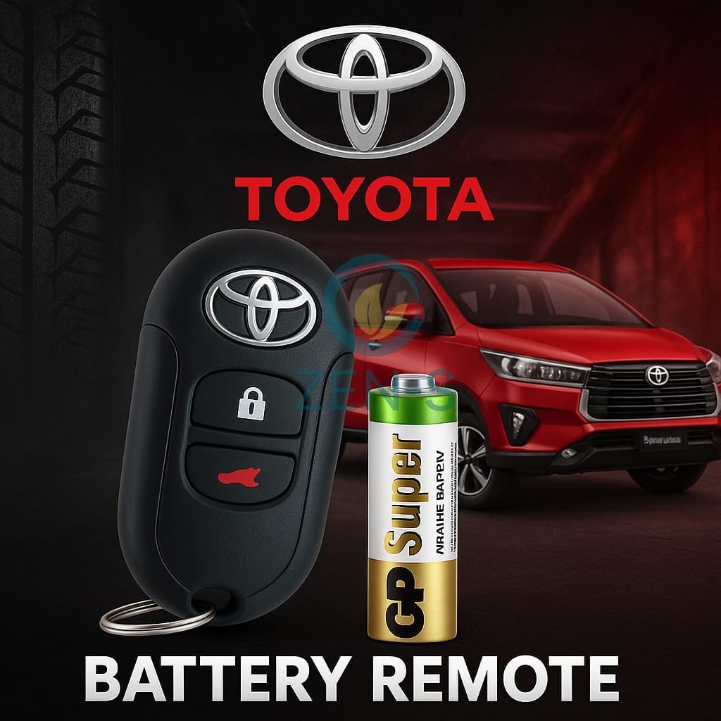 Battery Remote Toyota Fortuner Remote Key Battery Toyota Fortuner Remote Key Battery Smart Key Remote Fortuner Original Harga 14,500 rupiah*Gratis Ongkir