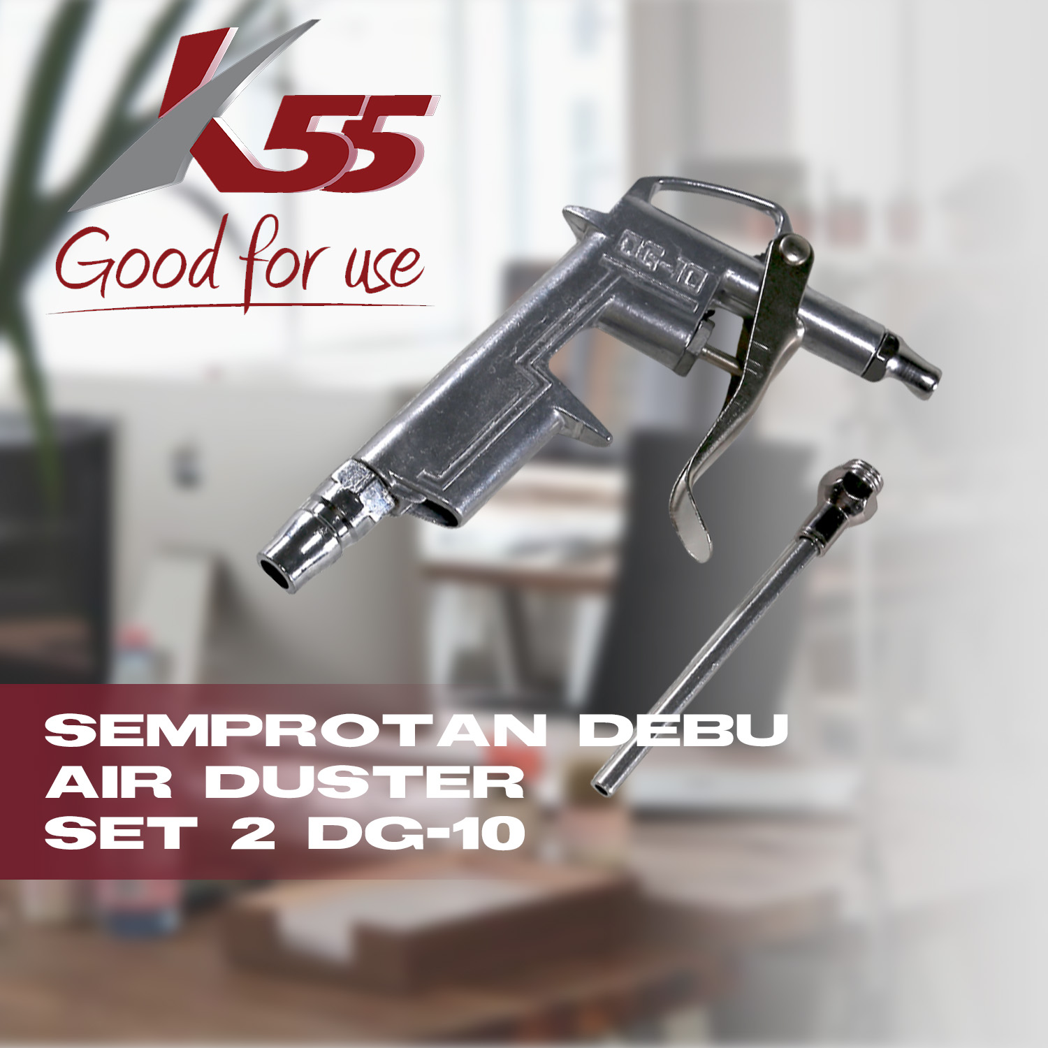 K55 Air Duster Set 2 DG-10 Harga 51,000 rupiah*Gratis Ongkir