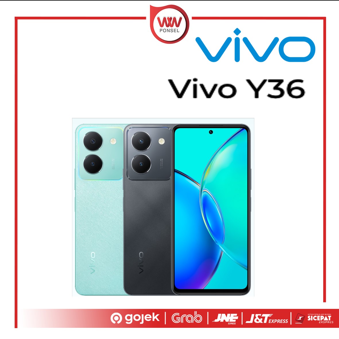 Hp Vivo Y36 Ram 8GB Internal 256GB Garansi Resmi Harga  3,199,000 Ringgit*Penghantaran Percuma
