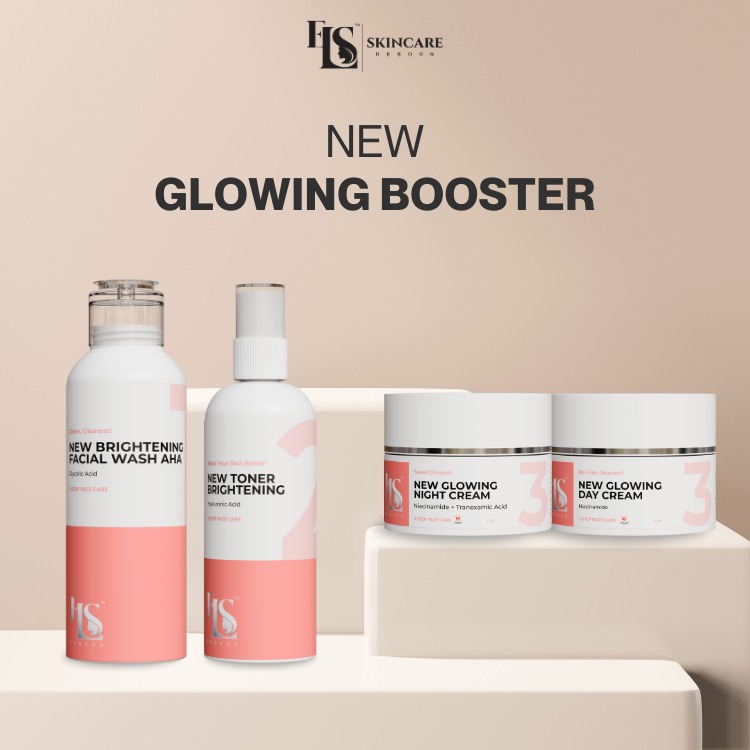Ls Skincare Skincare Package Bpom New Glowing Booster Cream Glowing Cosmetics Beauty Care Bpom (Elstm)