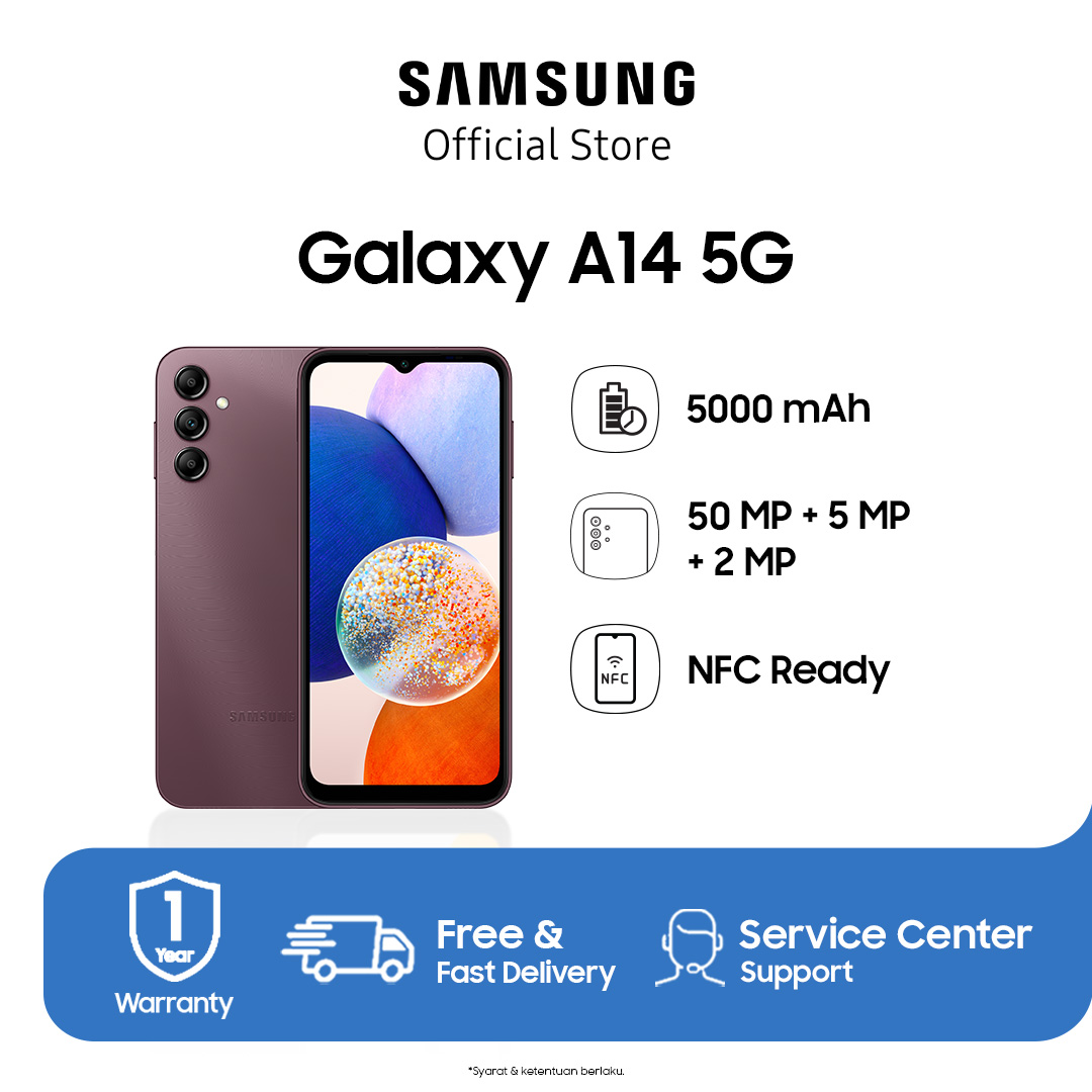  daftar harga dan spesifikasi hp android	 Samsung Galaxy A14 5G 6Gb/128Gb, Octacore Up To 2.2Ghz, Layar 6,6 Inci Full Hd+. Kamera 50Mp, Octaco 	