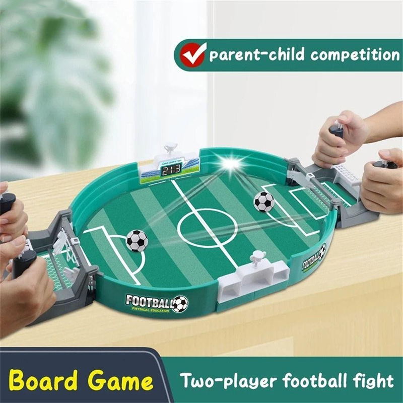 Pesta Keluarga sepak bola meja Toys Mainan Edukatif Anak Meja Sepak Bola Mini Football Board Game Outd…