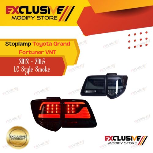 STOPLAMP / LAMPU BELAKANG TOYOTA GRAND FORTUNER VNT MODEL LC STYLE SMOKE Harga 3,100,000 rupiah*Gratis Ongkir