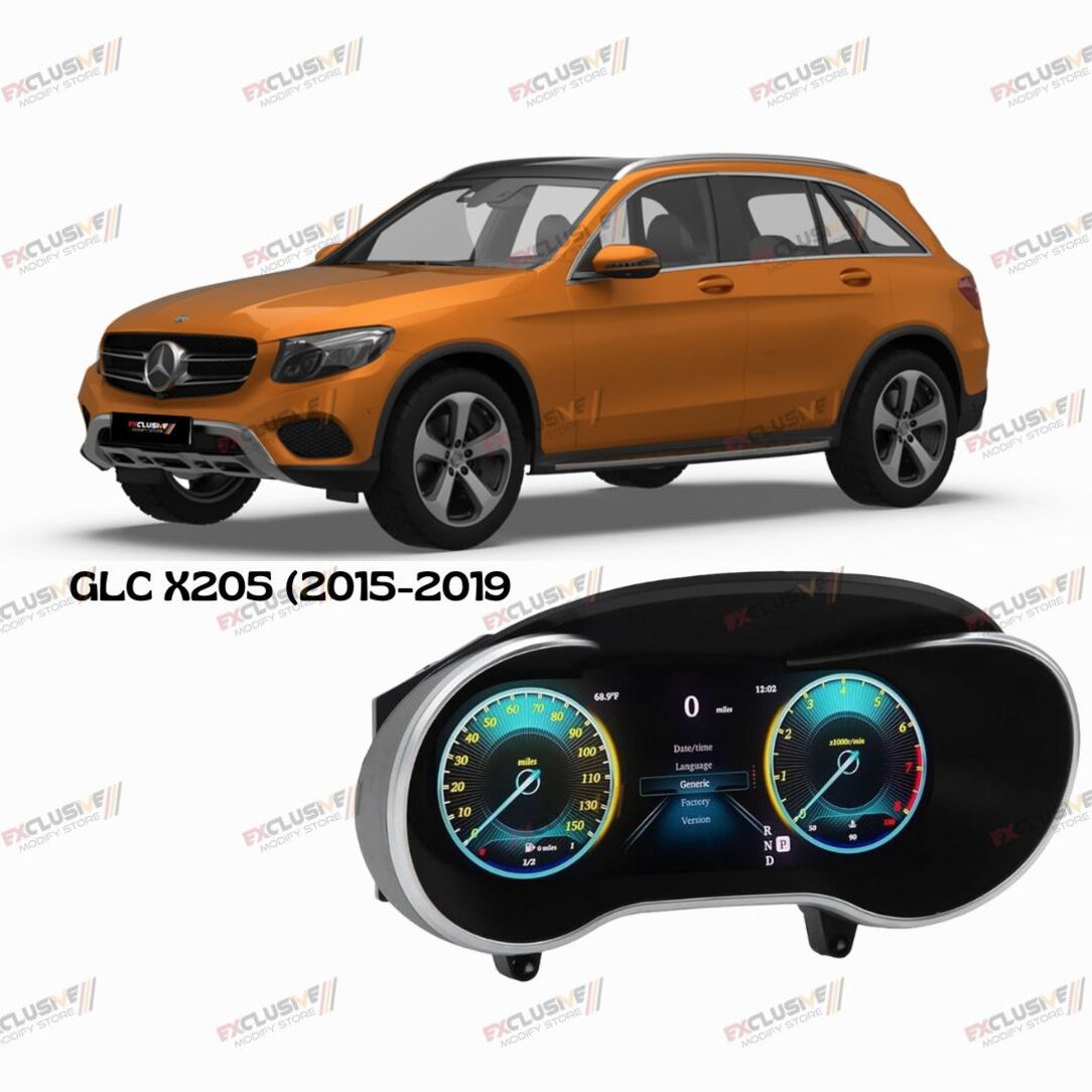 Digital cluster speedometer Mercedes Benz GLC X205 2015 - 2019 Harga 23,000,000 rupiah*Gratis Ongkir