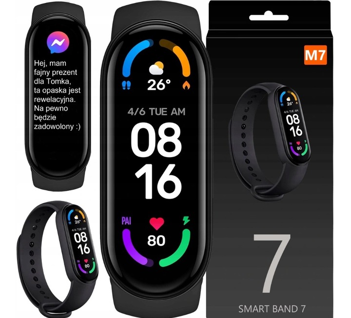 ✅M7 smart watch smart band smartwatch SmartBand music control custom watch face water proof new smartb…
