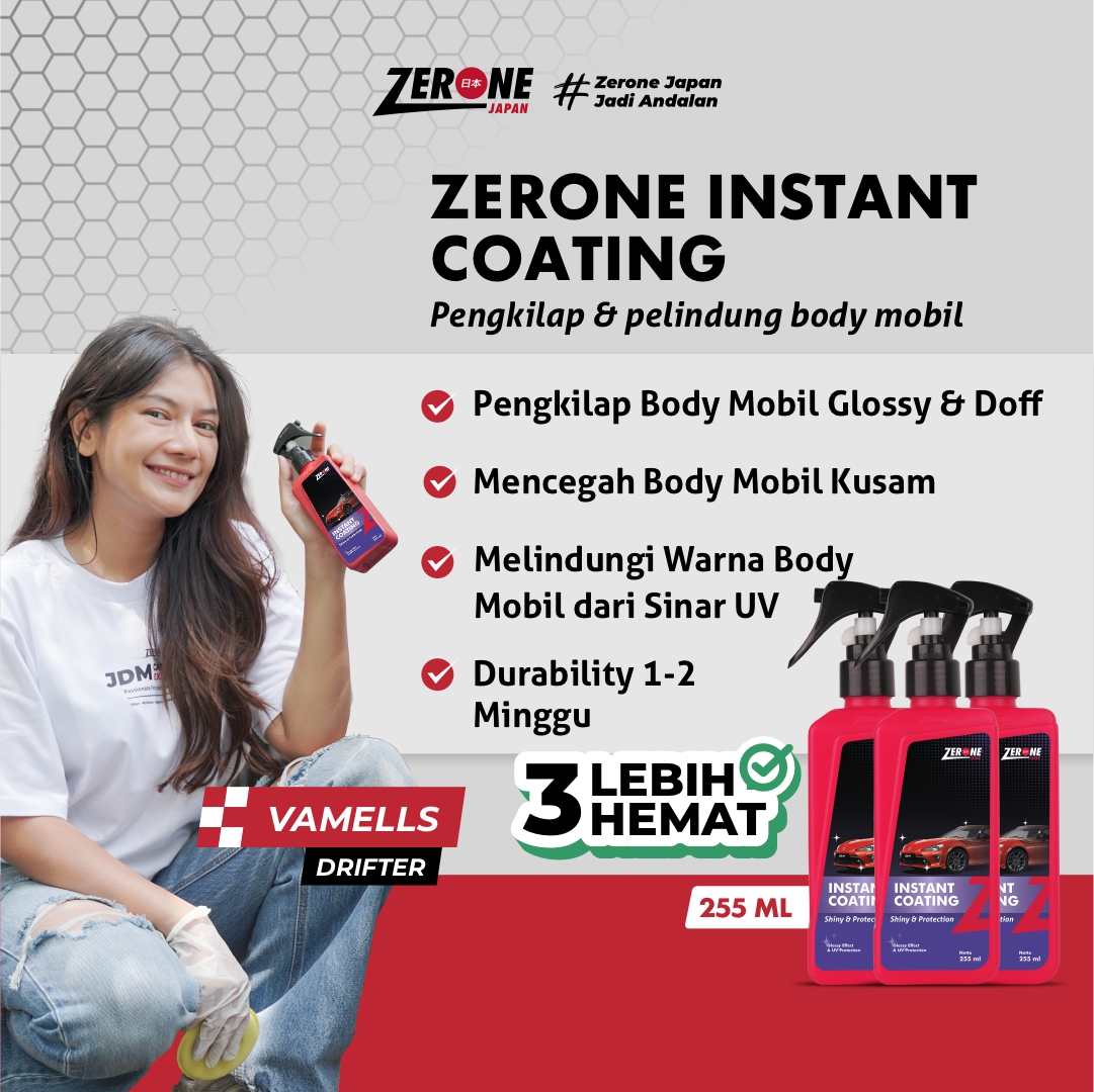 [BELI 3 LEBIH HEMAT ] Japan Instant Coating Pengkilap Body Mobil Efek Daun Talas 255 ml Harga 119,000 rupiah*Gratis Ongkir