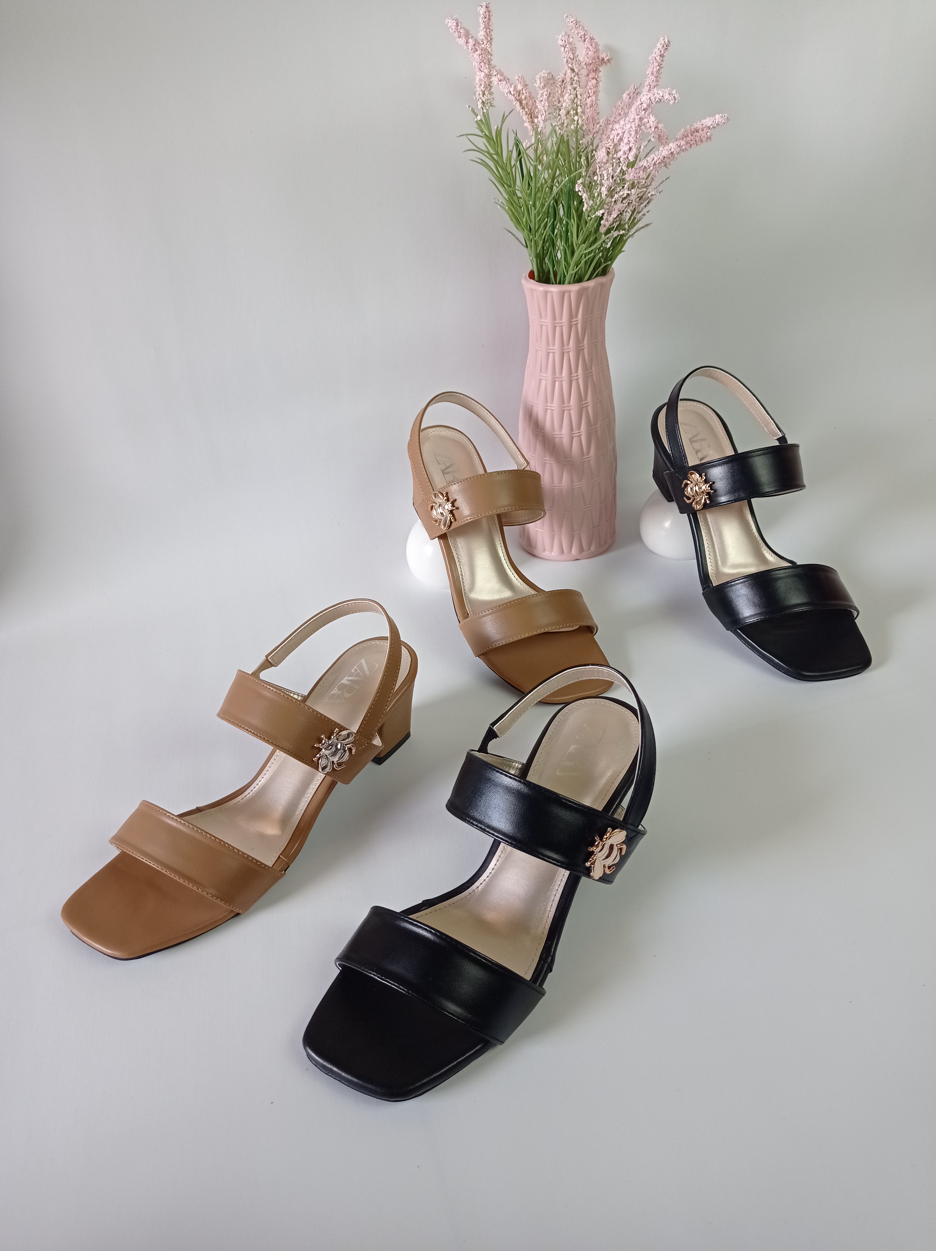 Toe Shopee Sandals For Women ROSSE Heels Cm H01 Sepatu Sendal Hak